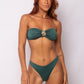 TOP FAJA METAL + ASA DELTA SHINE VERDE ESMERALDA