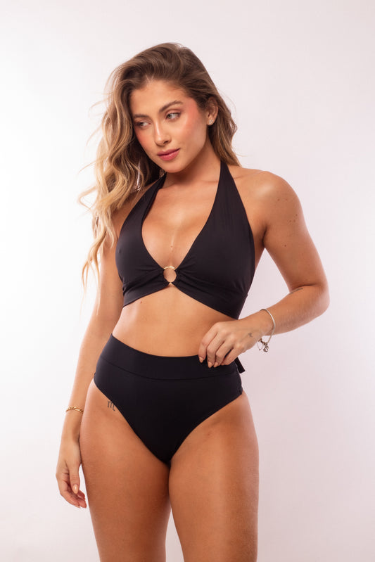 TOP HELENA + HOTPANT NEGRO