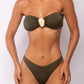 TOP FAJA METAL + ASA DELTA VERDE MILITAR