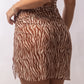 FALDA CORTA TULE CEBRA BOHO
