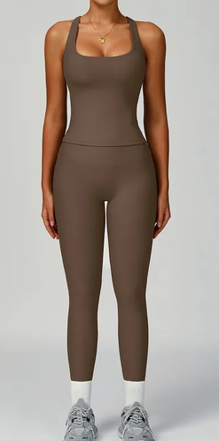 CONJUNTO ELEGANTE CHALECO Y PANTALONES LARGOS